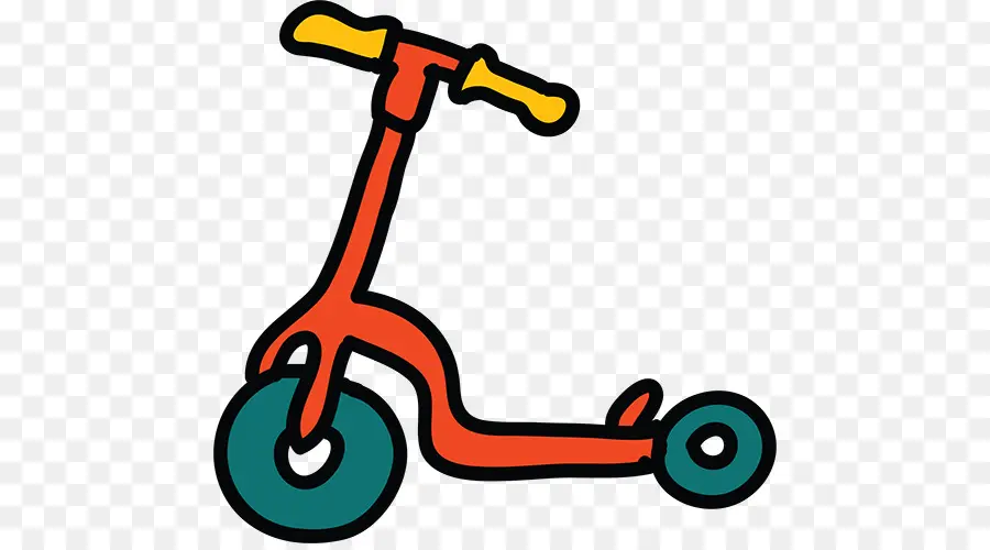 Kick Scooter，De Dibujos Animados PNG