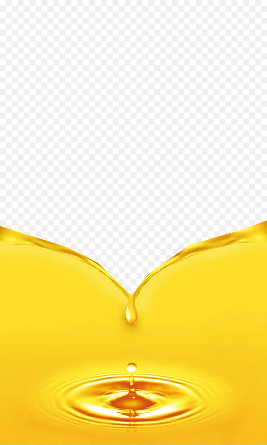 Gota De Aceite，Amarillo PNG