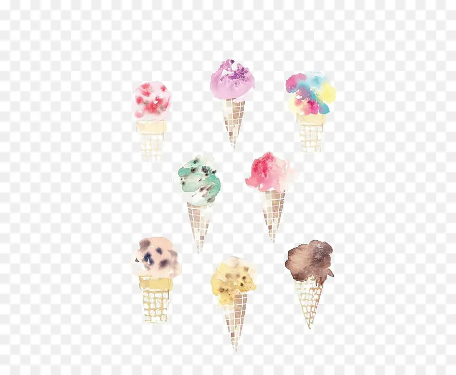 Helado，Cono De Helado PNG