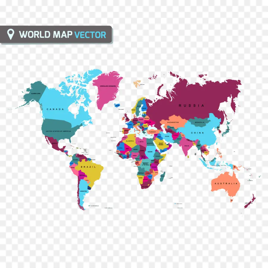 Mapa Mundial，Países PNG