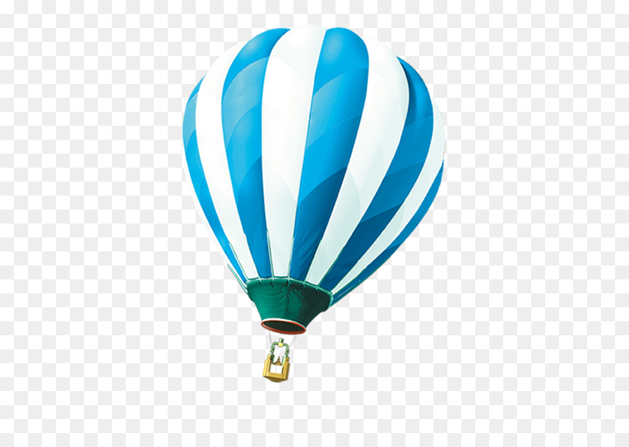 Globo Aerostático，Azul PNG