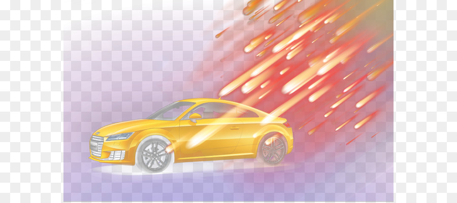 Coche Amarillo，Velocidad PNG