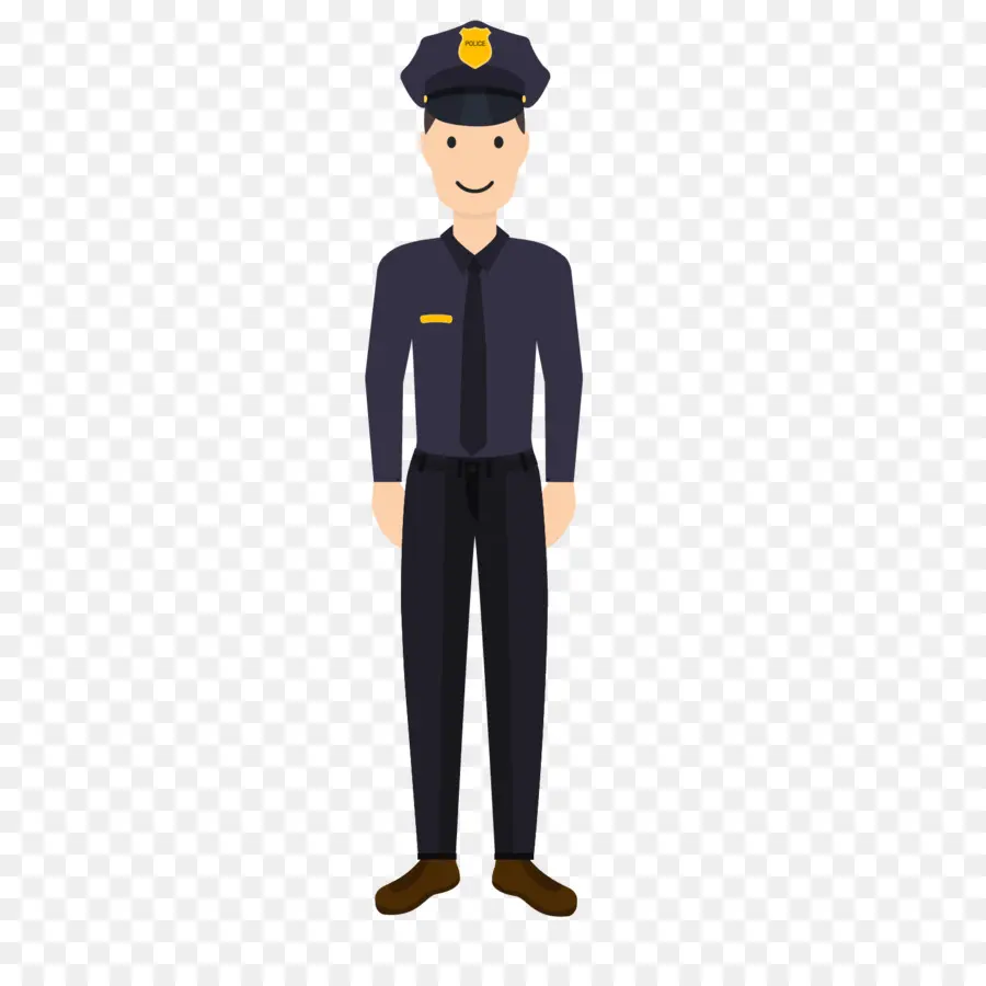 Oficial De Policía，Diseño Plano PNG
