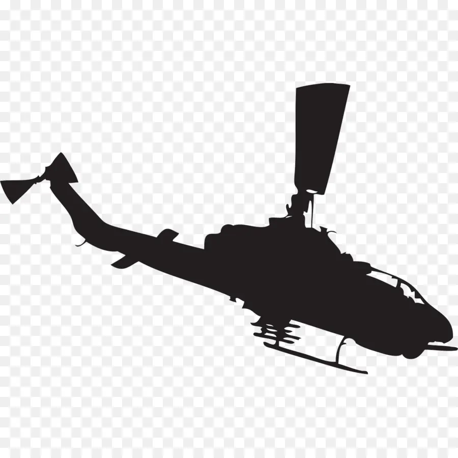 Silueta De Helicóptero，Vuelo PNG