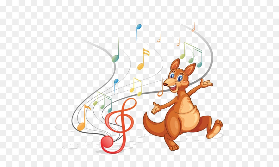 Canguro，Notas Musicales PNG