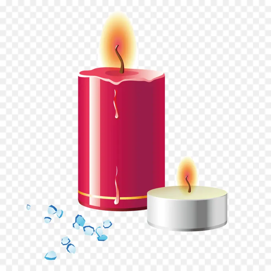 Velas Rojas，Llama PNG