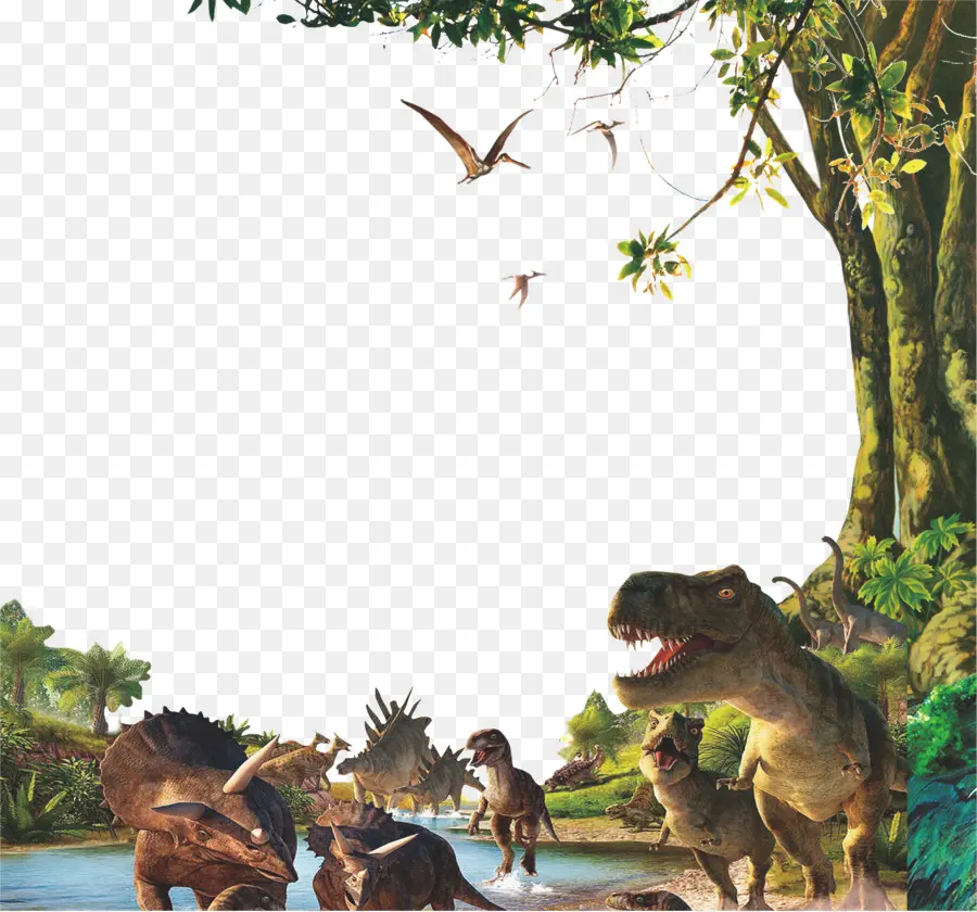 Dinosaurios，Prehistórico PNG