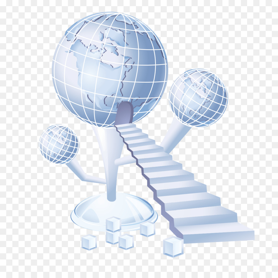 Globo Terráqueo Con Escaleras，Mundo PNG