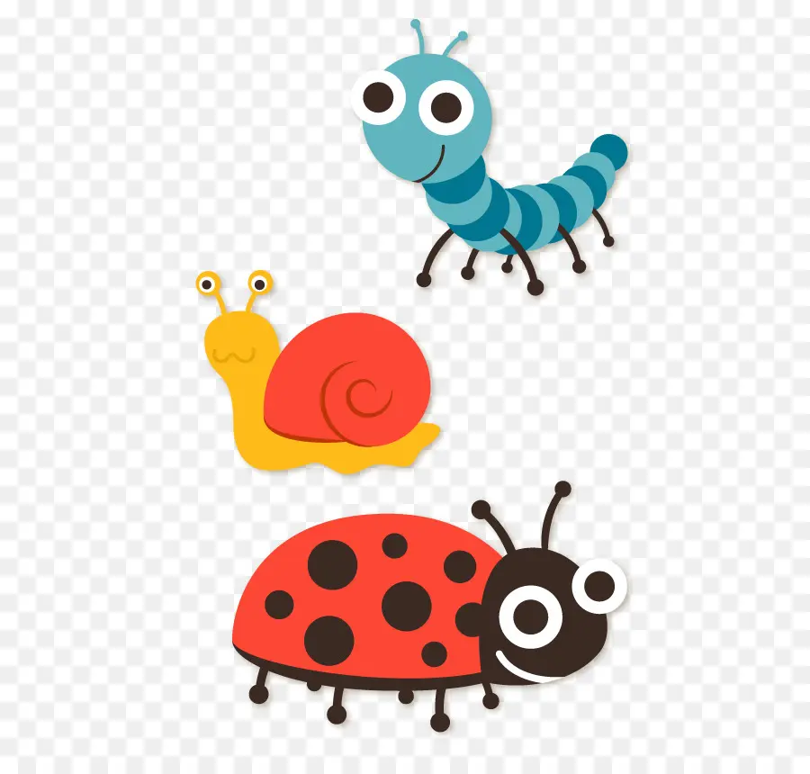 Insectos De Dibujos Animados，Caracol PNG