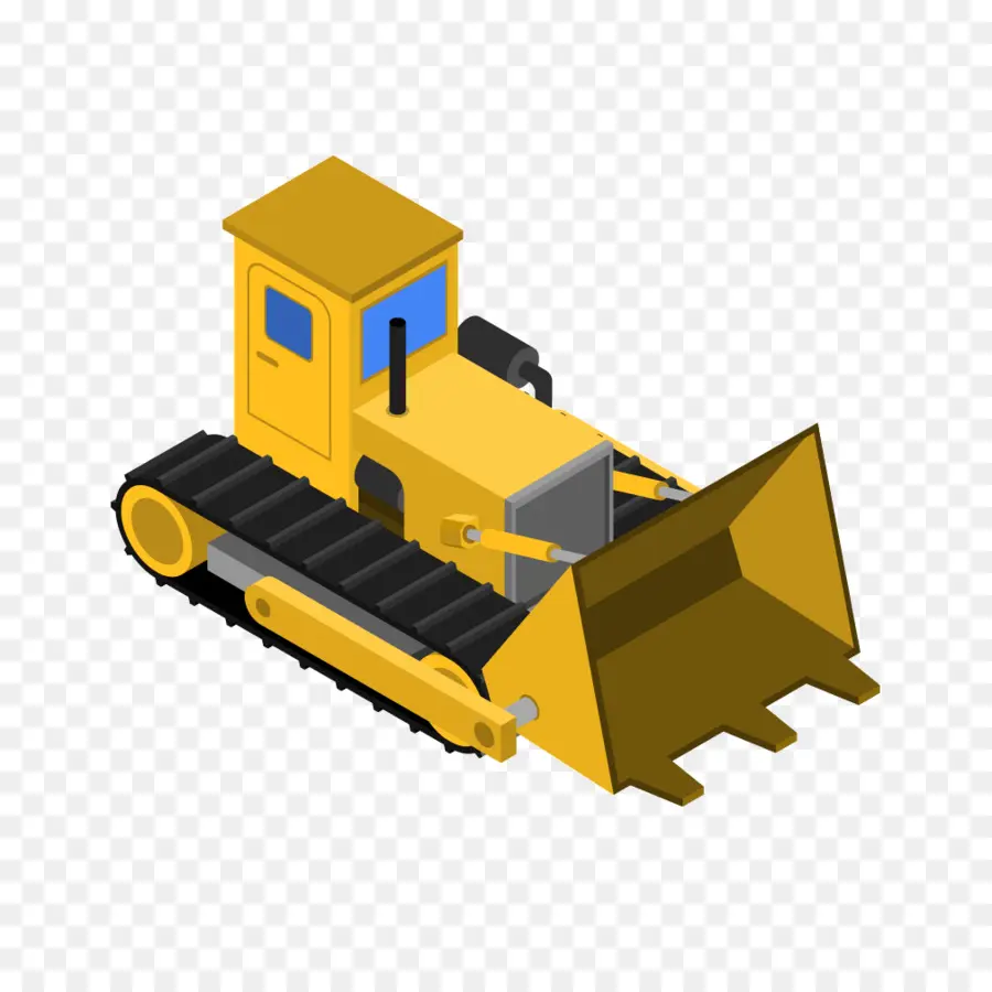 Bulldozer，Equipo Pesado PNG