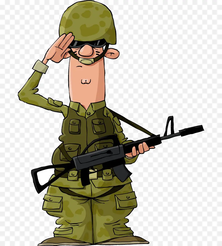 Soldado，De Dibujos Animados PNG