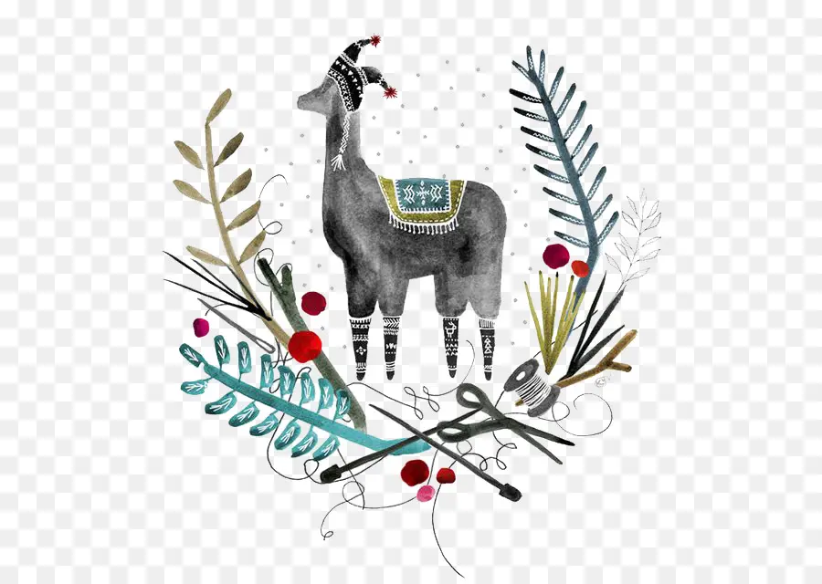 Llama，Decorativo PNG