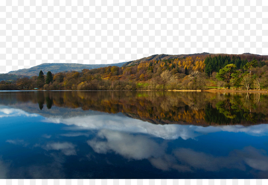 Lago，Reflexión PNG