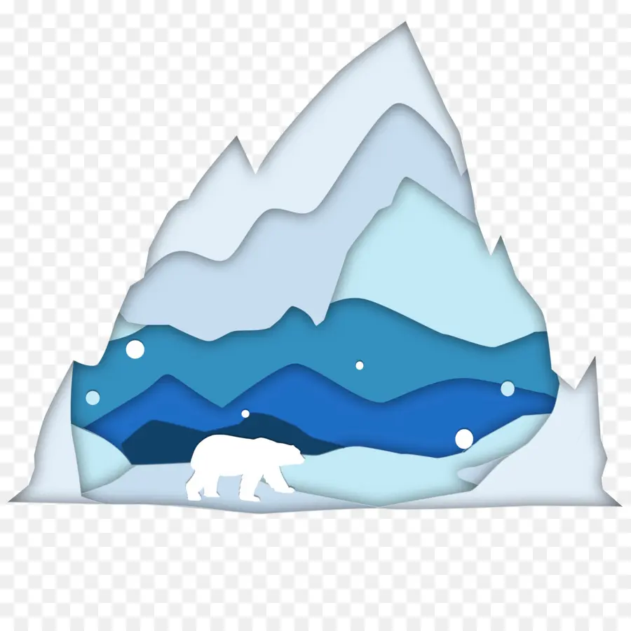 Oso Polar，Hielo PNG