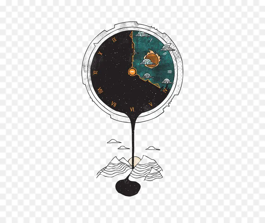 Reloj Artístico，Tiempo PNG