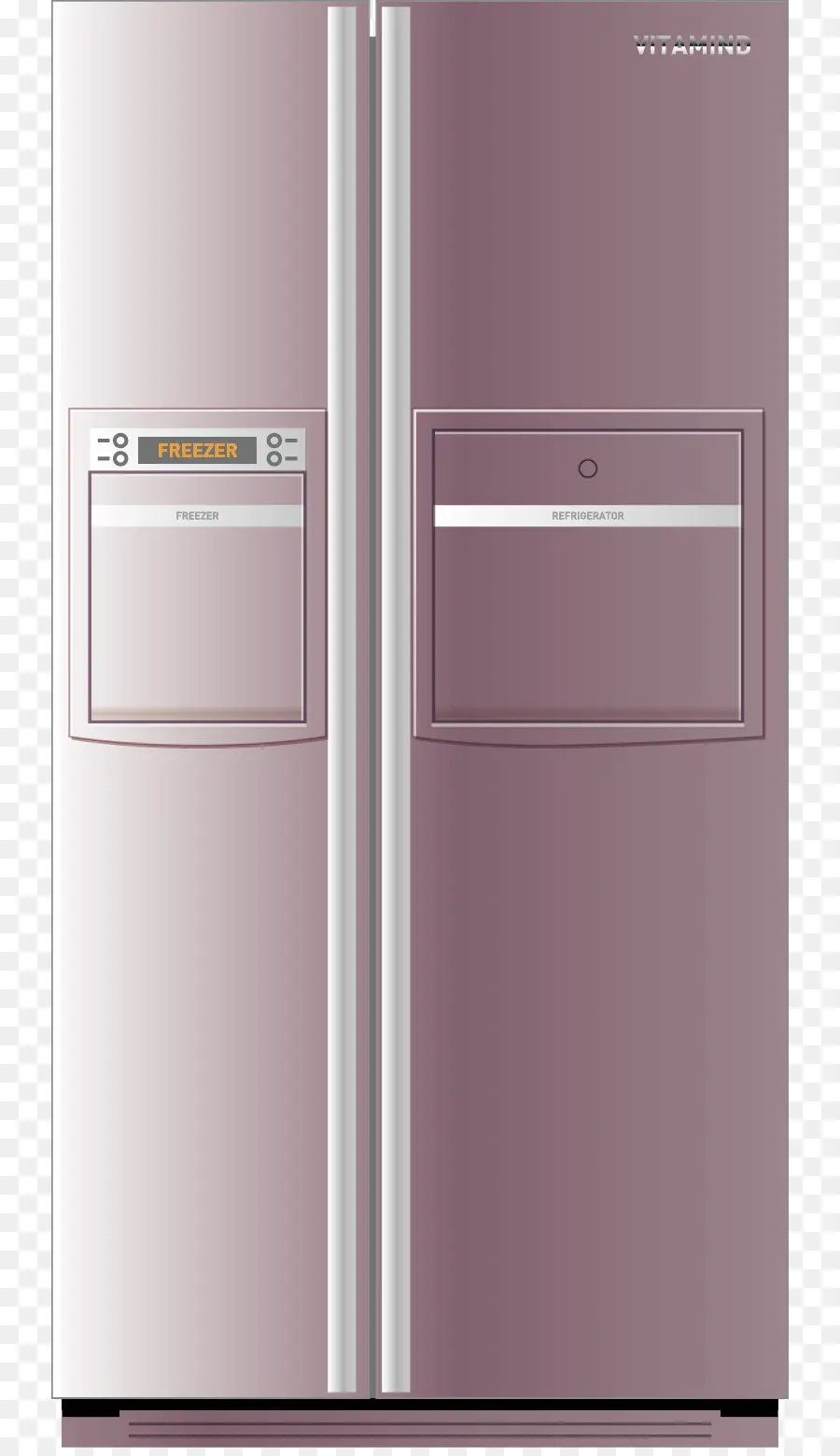 Refrigerador，Púrpura PNG