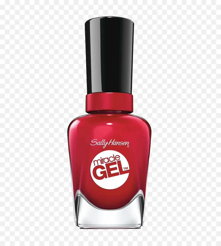 Esmalte De Uñas Rojo，Botella PNG