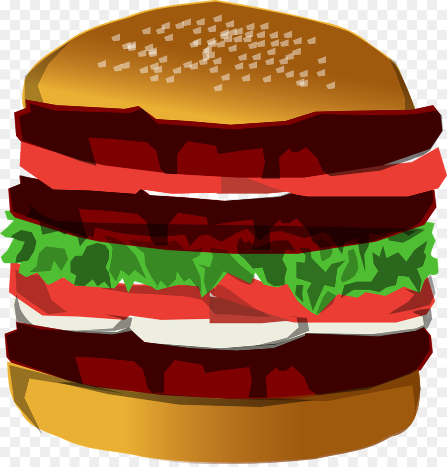 Hamburguesa，Lechuga PNG