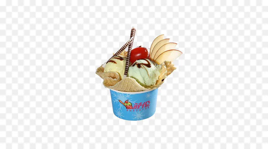 Helado，Sundae PNG