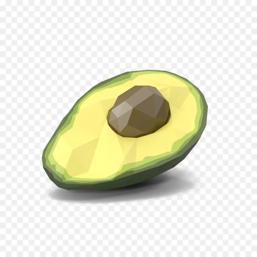 Aguacate，Baja Poli PNG