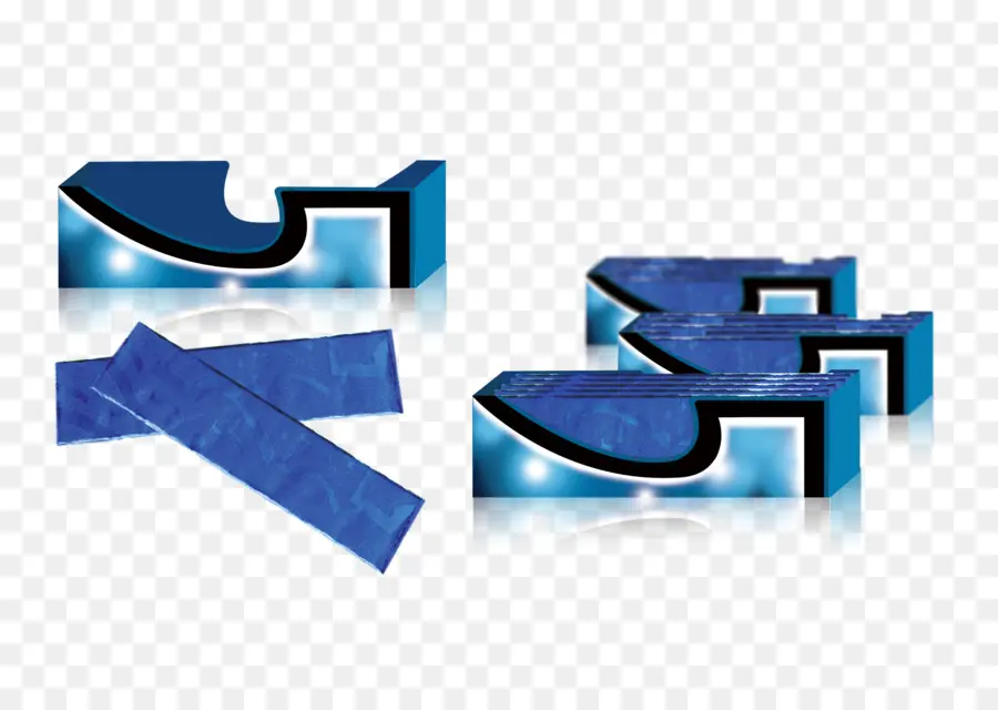 Número Azul 5，Dígito PNG