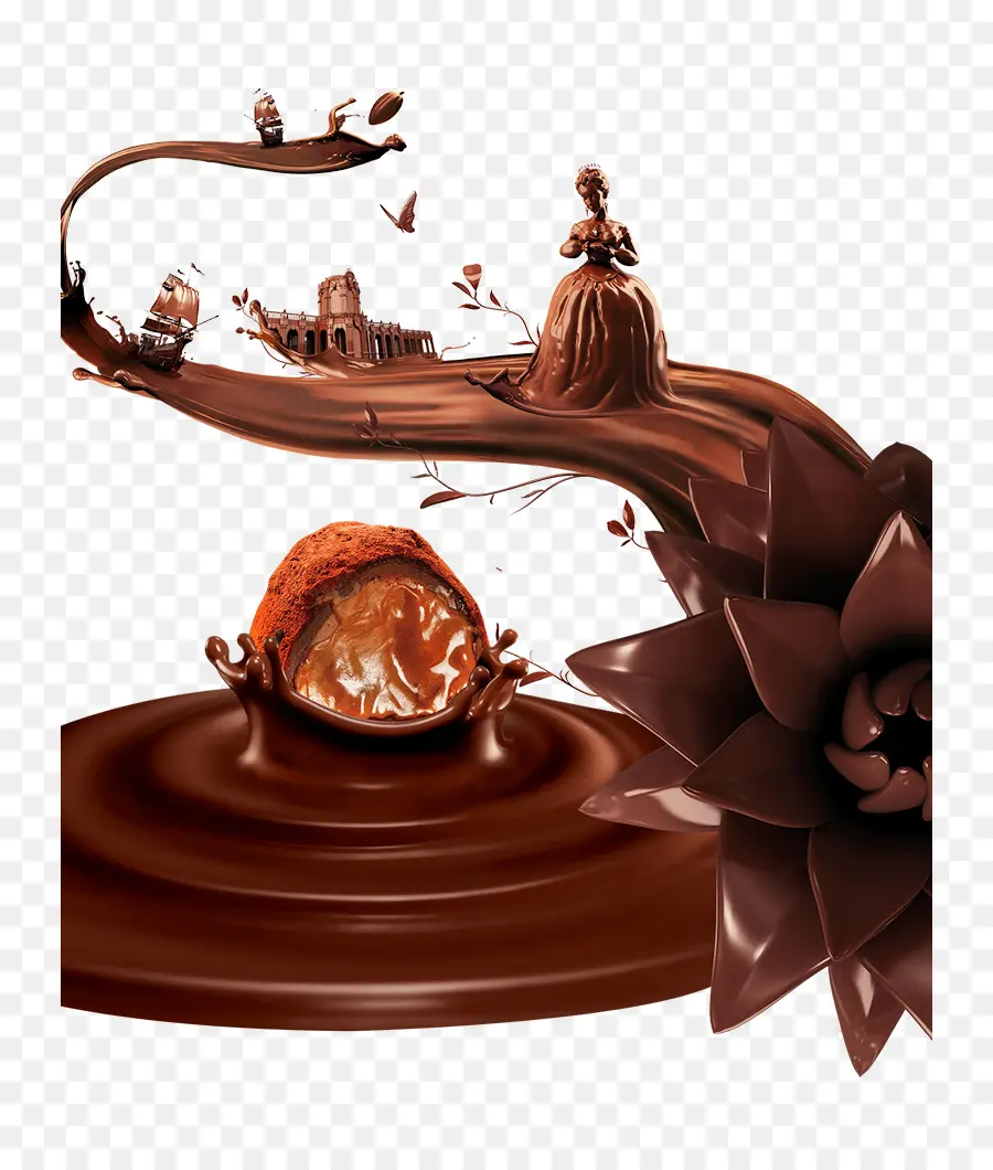 Helado，Chocolate PNG