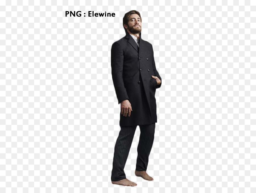 Hombre De Abrigo Negro，Formal PNG