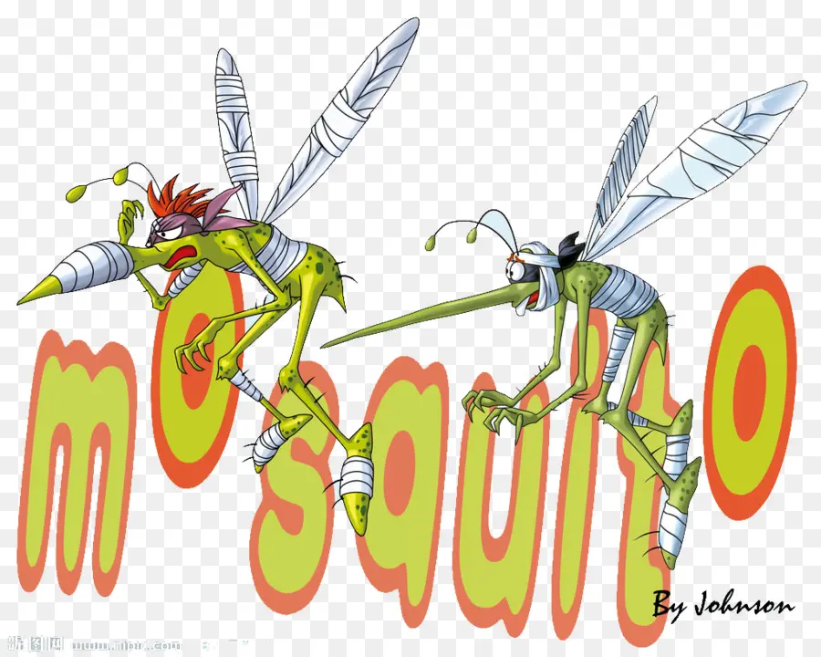 Mosquitos De Dibujos Animados，Divertido PNG