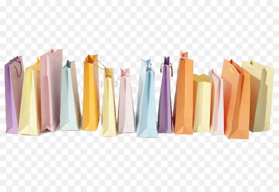 Bolsas De Compras Coloridas，Regalo PNG