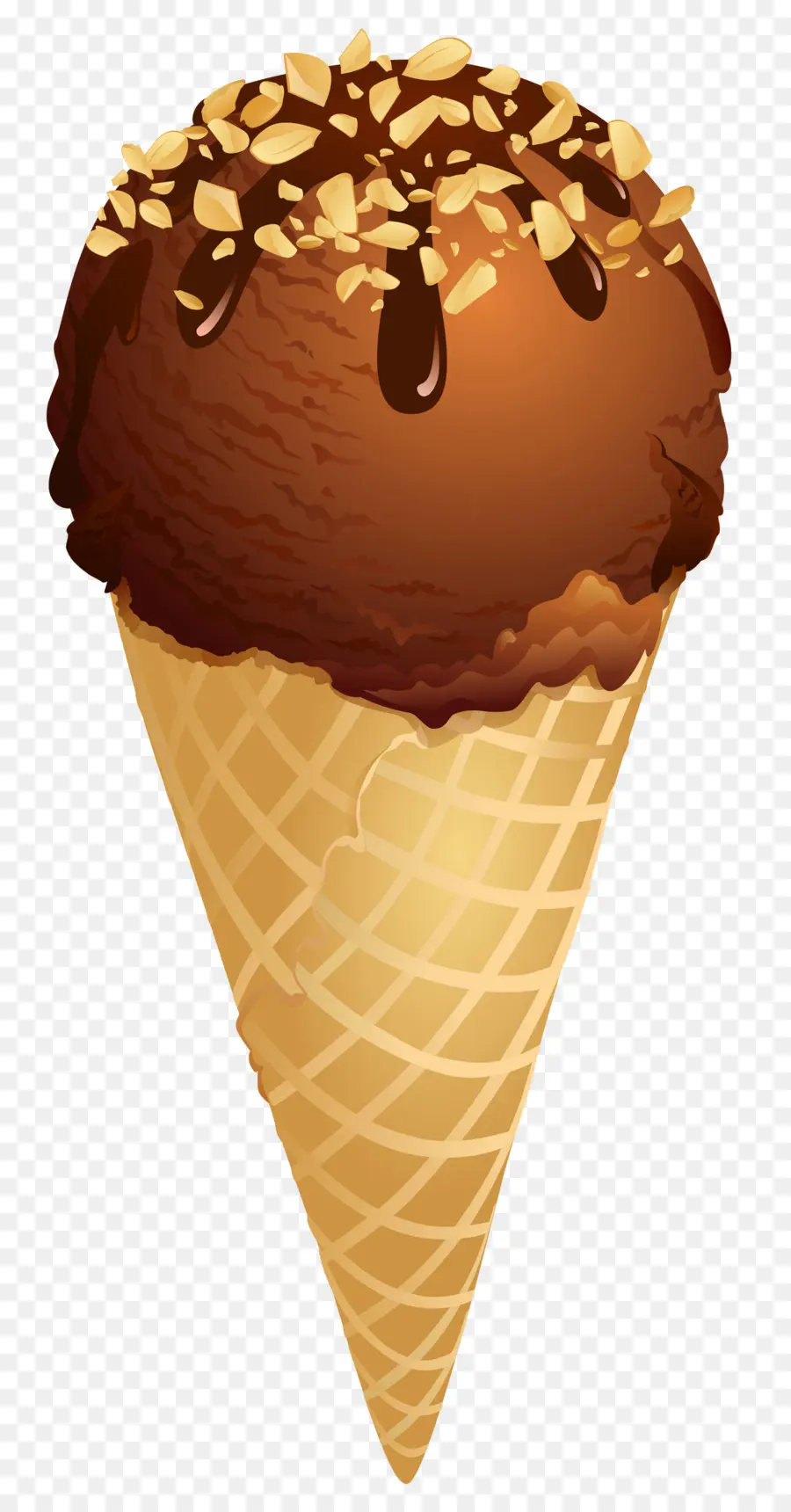 Helado De Chocolate，Postre PNG