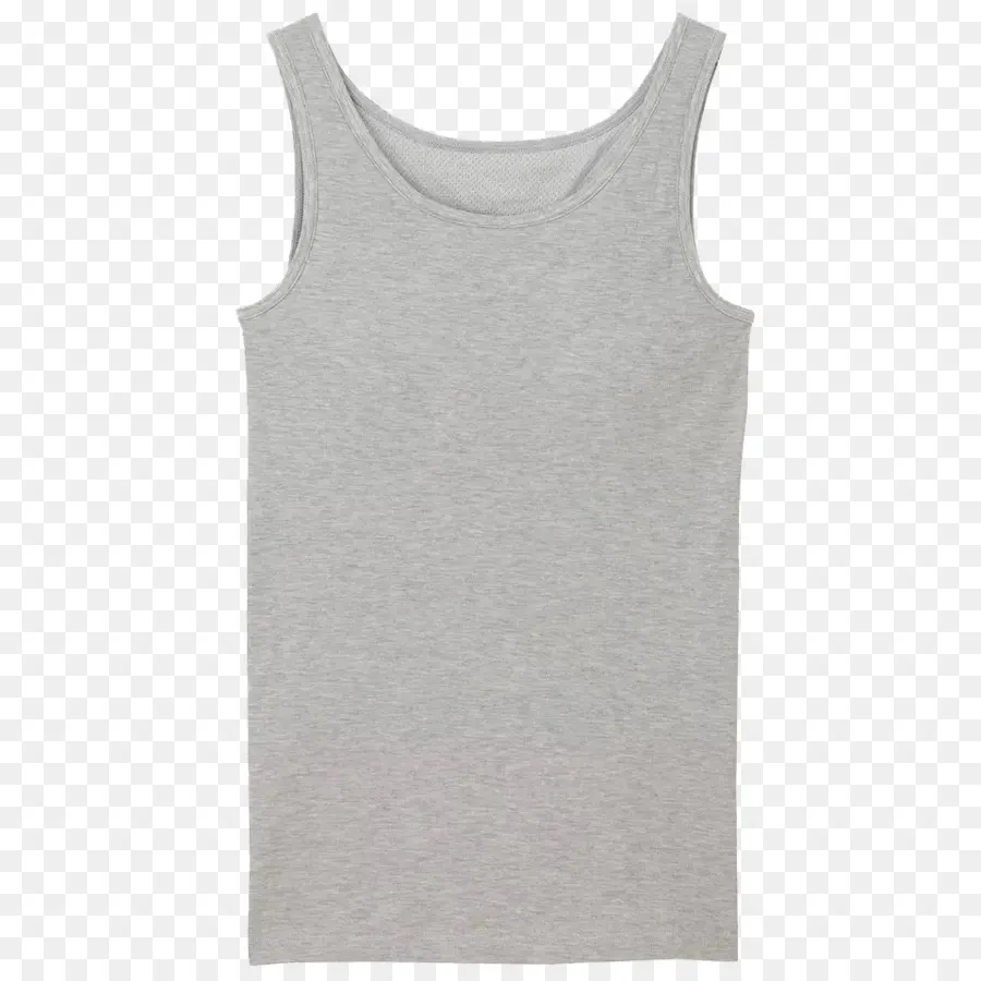 Camiseta Sin Mangas Gris，Sin Mangas PNG