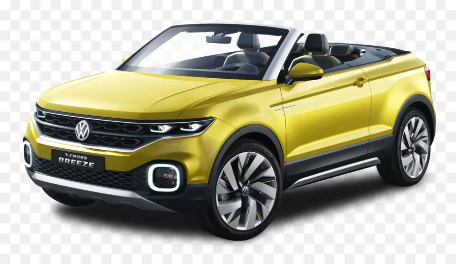 Coche Descapotable Amarillo，Automóvil PNG