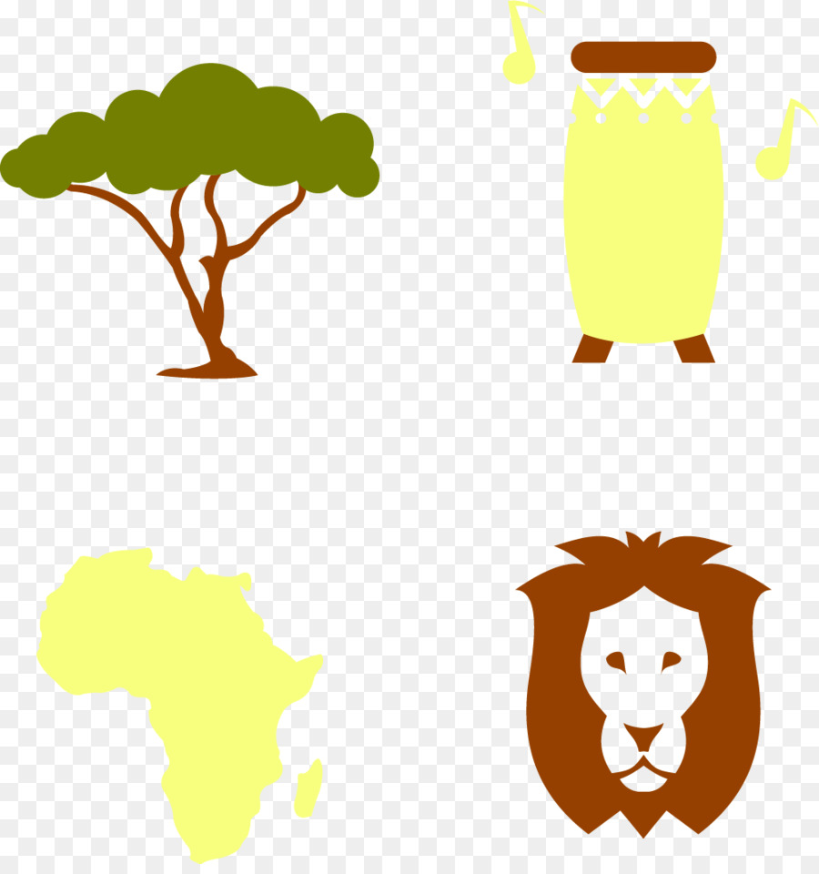 Iconos De África，Árbol PNG