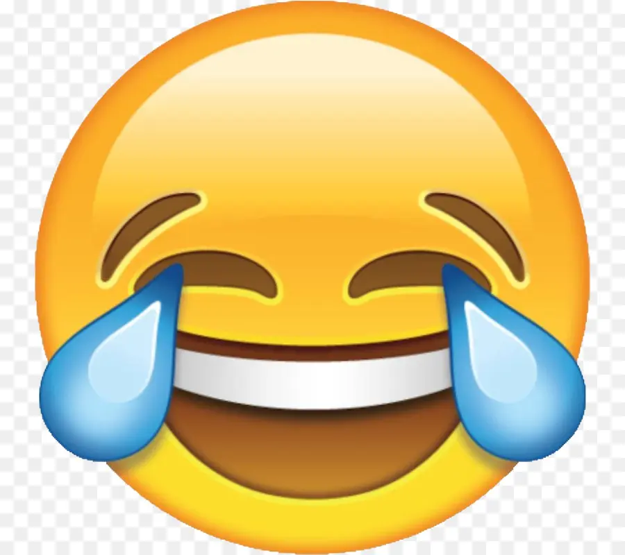 La Risa，Cara Con Lágrimas De Alegría Emoji PNG