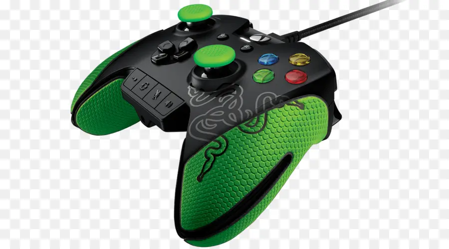 Controlador De Juego Verde Y Negro，Botones PNG