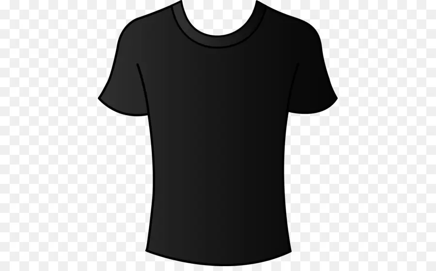 Camiseta Negra，Camisa PNG