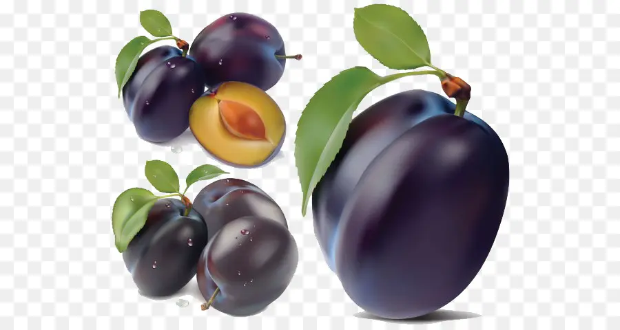 Ciruela，La Fruta PNG