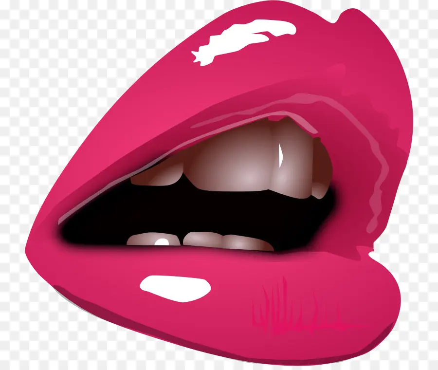 Labios Rosados，Dientes PNG