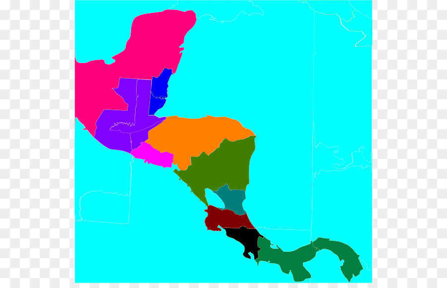 Mapa Colorido，Regiones PNG