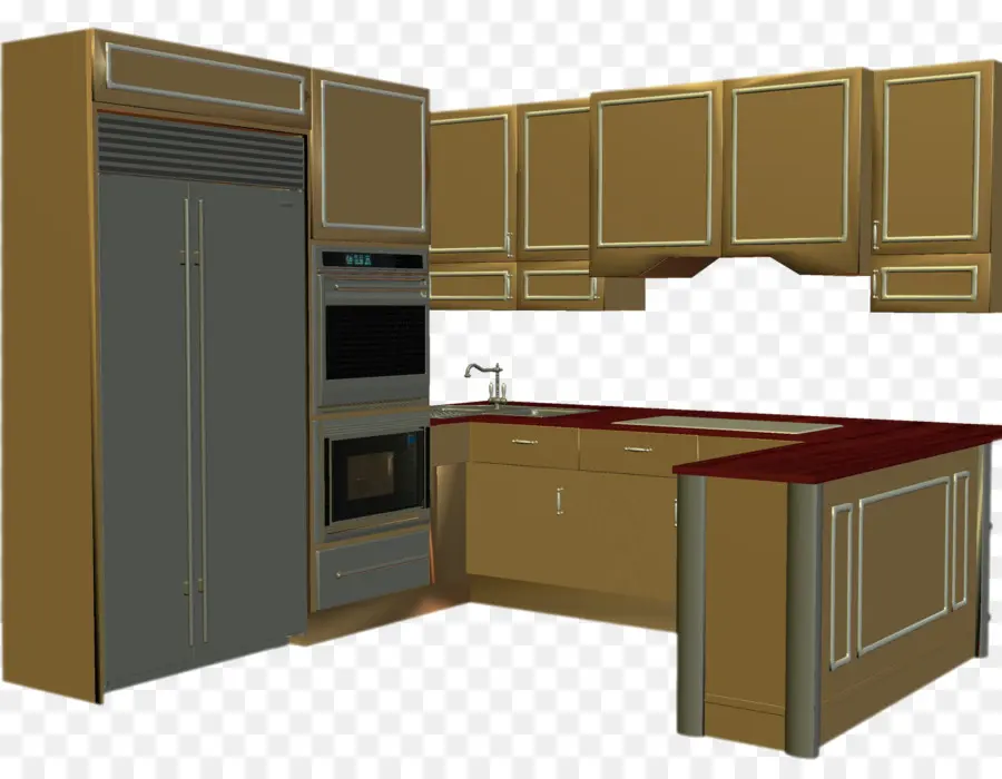 Diseño De Cocina，Gabinetes PNG