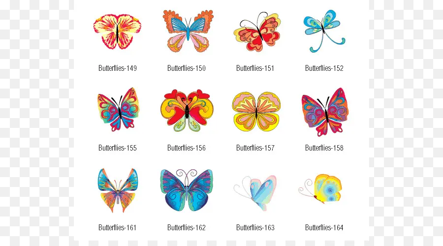 Mariposas，Vistoso PNG