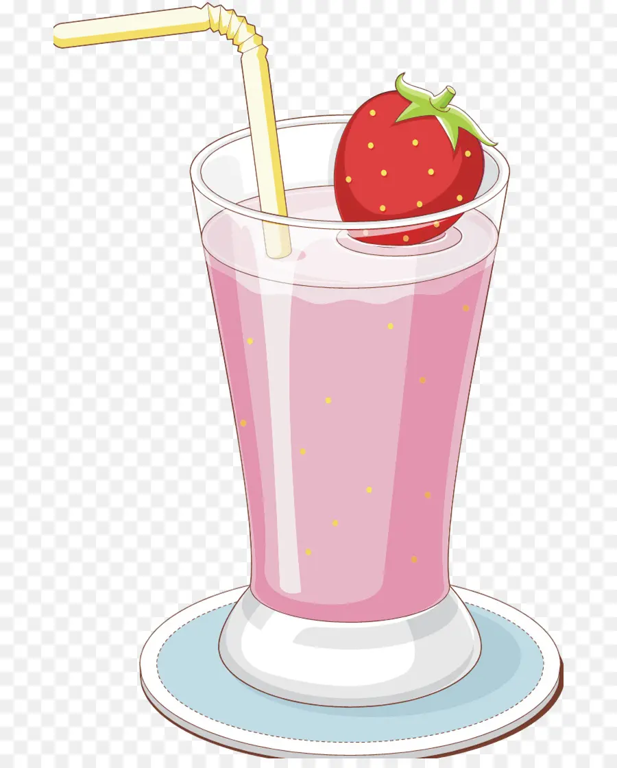 Batido De Fresa，Beber PNG