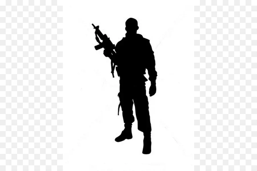 Soldado，Silueta PNG