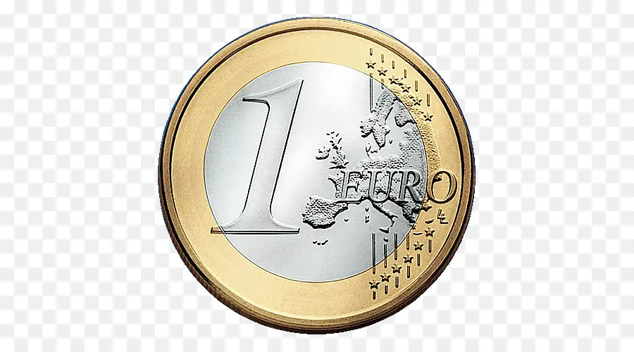 1 Moneda De Euro，Moneda PNG