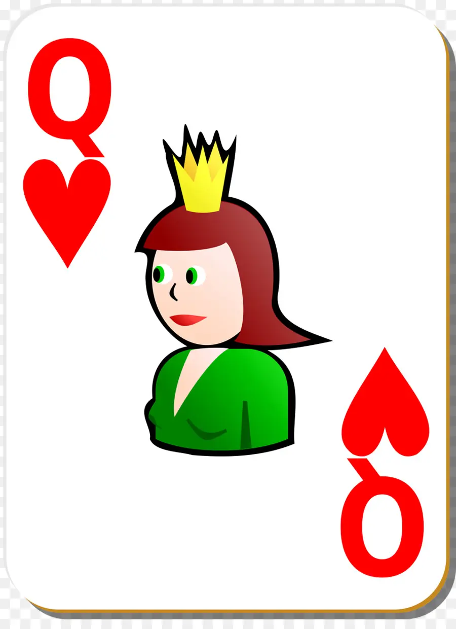 Reina De Corazones，Tarjeta PNG