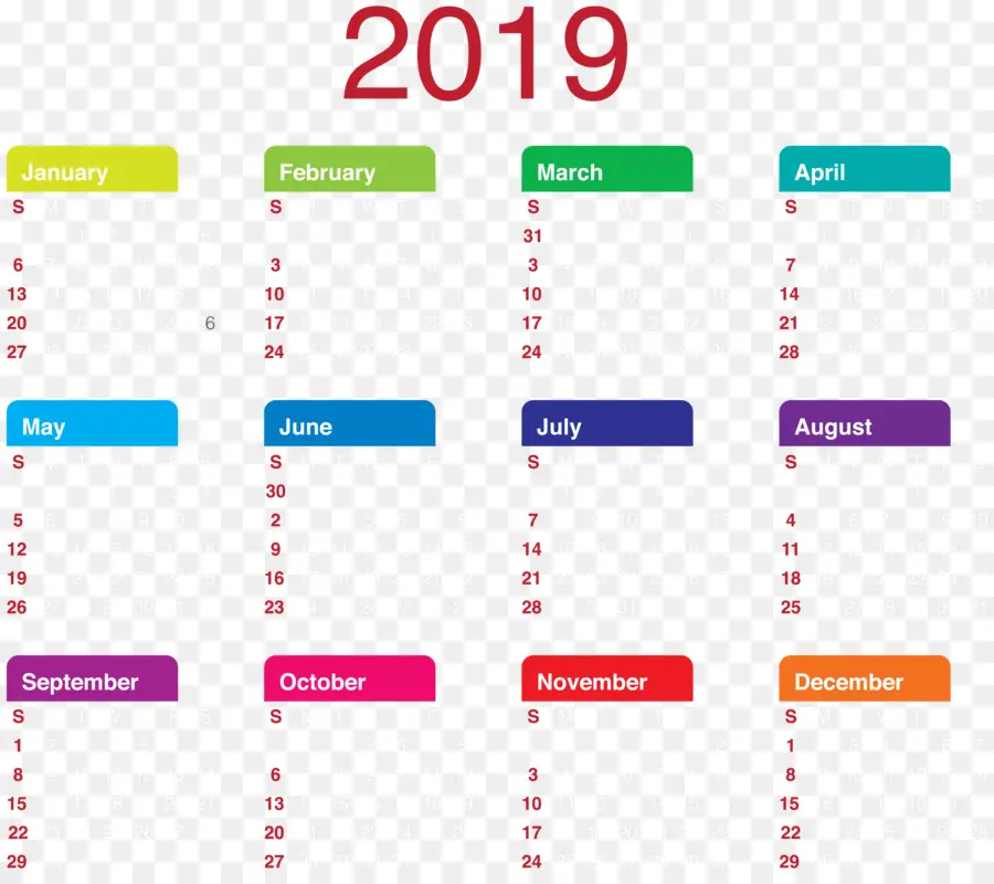 Calendario，Año Nuevo PNG