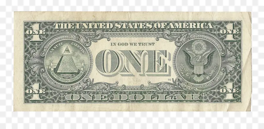 Billete De Un Dólar，Dinero PNG