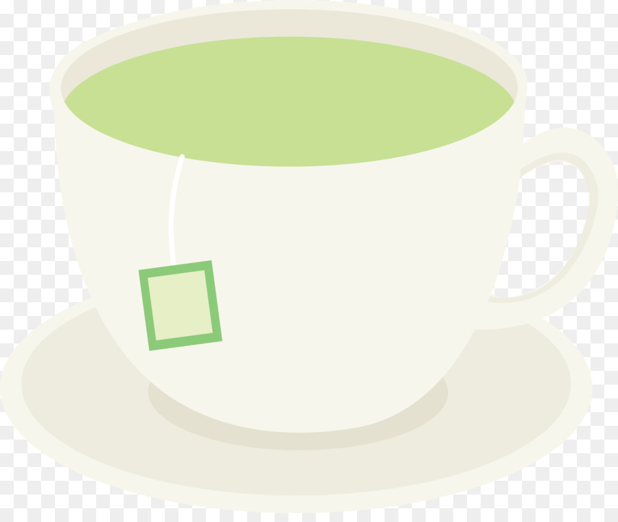 Taza De Té Verde，Bebida PNG