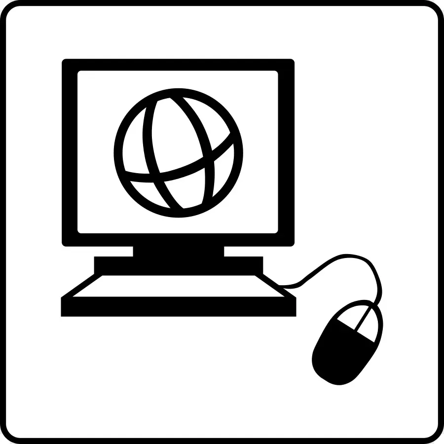 Computadora Con Globo，Internet PNG