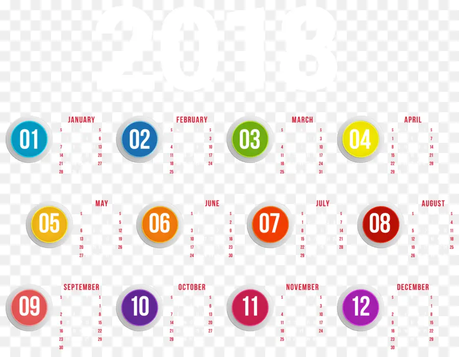 Calendario，Año Nuevo PNG